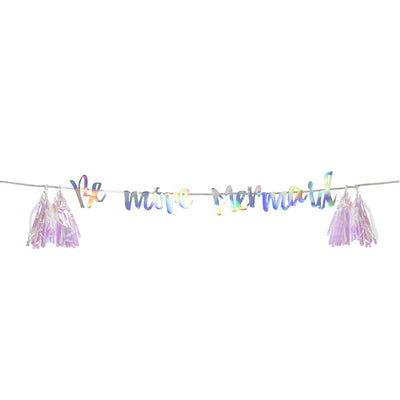 "Be More Mermaid" Hanging Garland, TT-Talking Tables, Putti Fine Furnishings