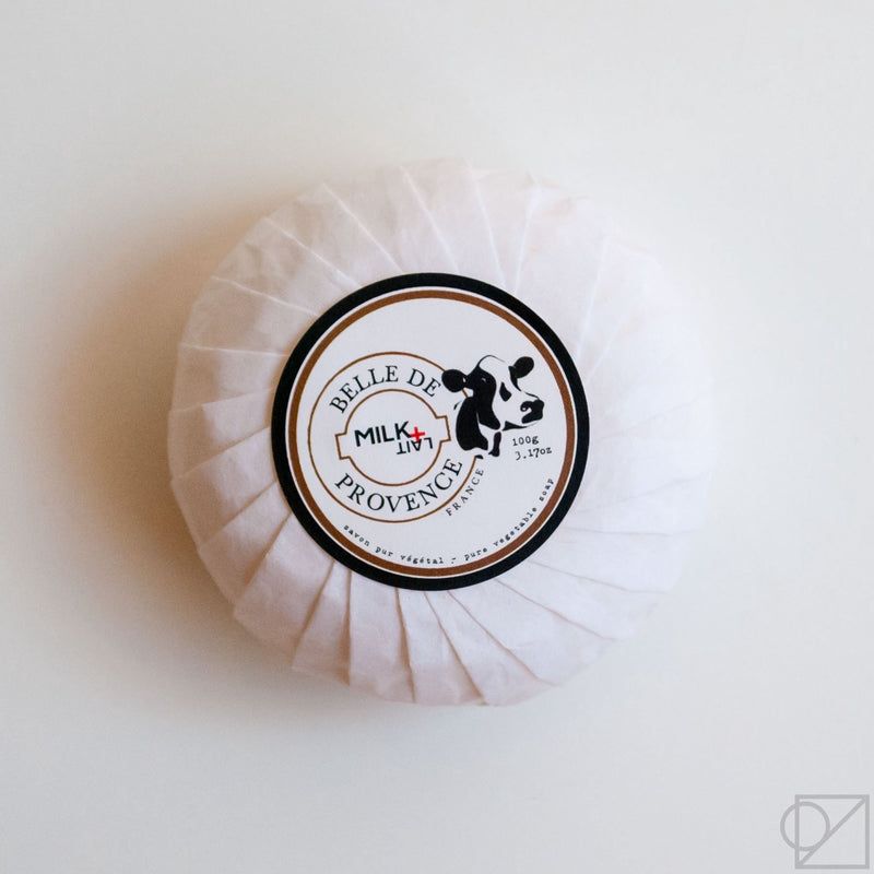 Belle de Provence Round Soap - Milk