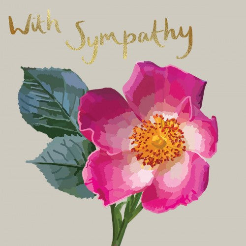 Sarah Kelleher Wild Rose "Happy Birthday" Greeting Card | Putti