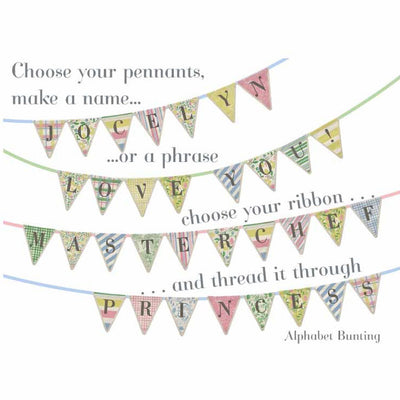 Meri Meri Alphabet Bunting - Letter T, MM-Meri Meri UK, Putti Fine Furnishings