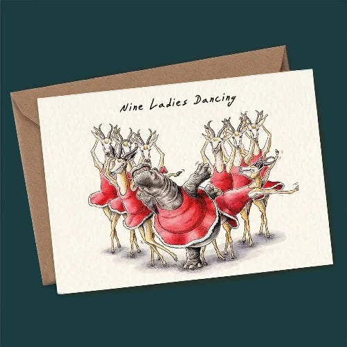 12 Days Of Christmas Card Set | Putti Christmas Celebrations