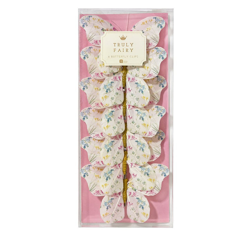 "Truly Fairy" Butterfly Clips, TT-Talking Tables, Putti Fine Furnishings