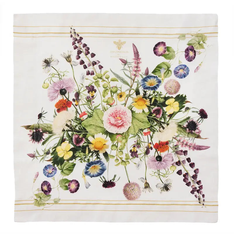 Flower Garden Linen Napkins | Putti Fine Furnishings Canada 