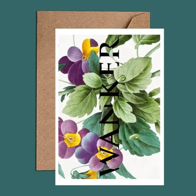 "Wanker" Rude Posh Card | Putti Celebrations