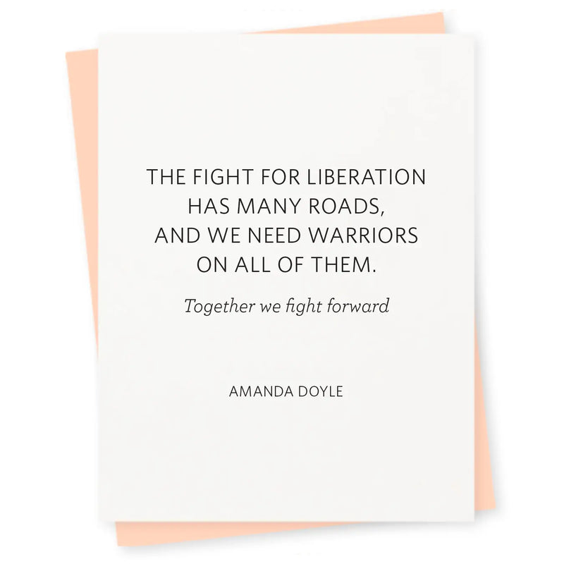 "Doyle" Encouragement Greeting Card