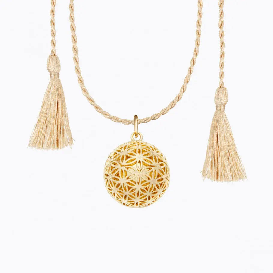 Ilado "Flower of Life" Maternity Necklace - Yellow Gold