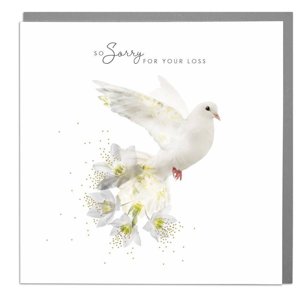 Dove "So Sorry For Your Loss" Card by Lola Design