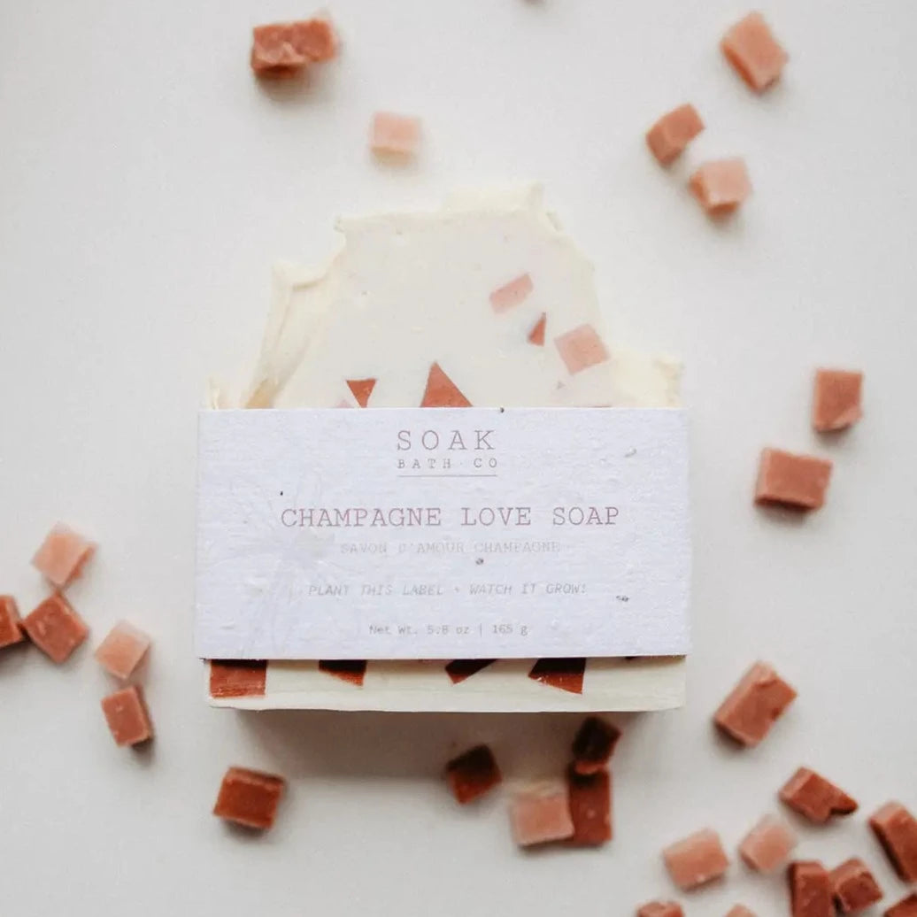 Soak Bath Co. Champagne Love Soap Bar