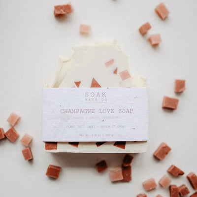 Soak Bath Co. Champagne Love Soap Bar