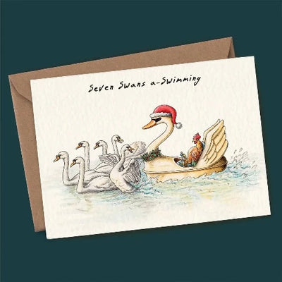 12 Days Of Christmas Card Set | Putti Christmas Celebrations