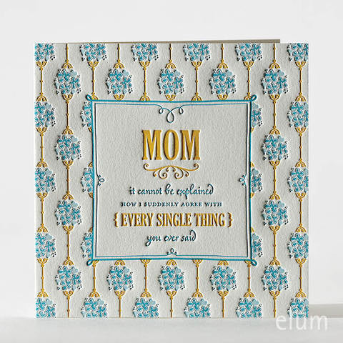 Mom's Bouquet Greeting Card, ED-Ellum Design, Putti Fine Furnishings