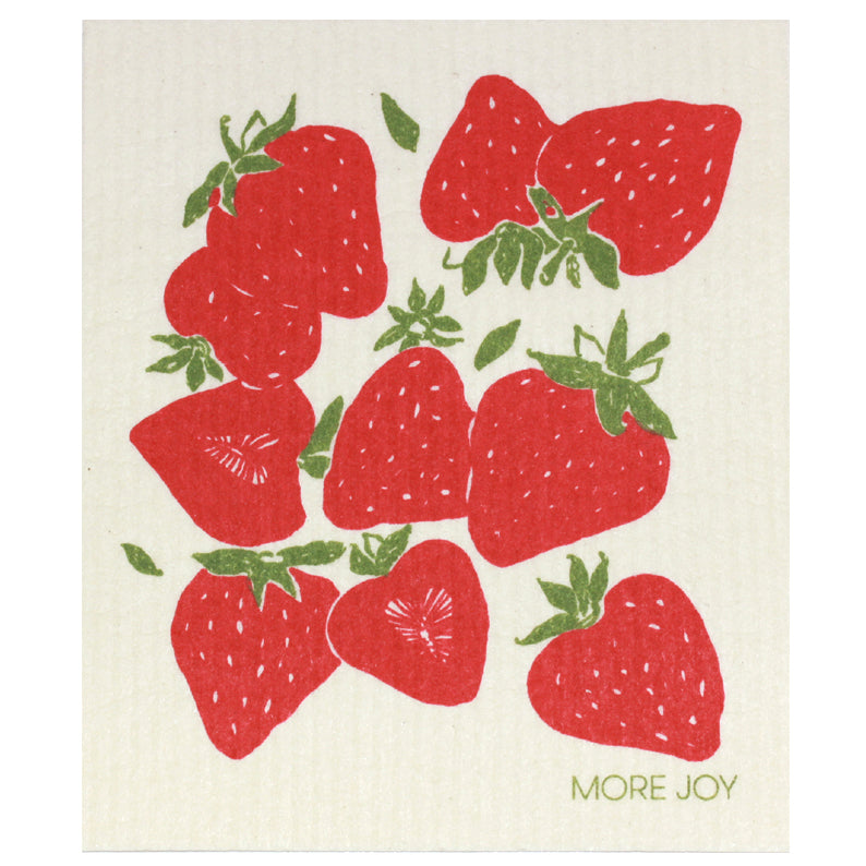 More Joy Strawberries Swedish Cloth | Putti Fine Furnishings