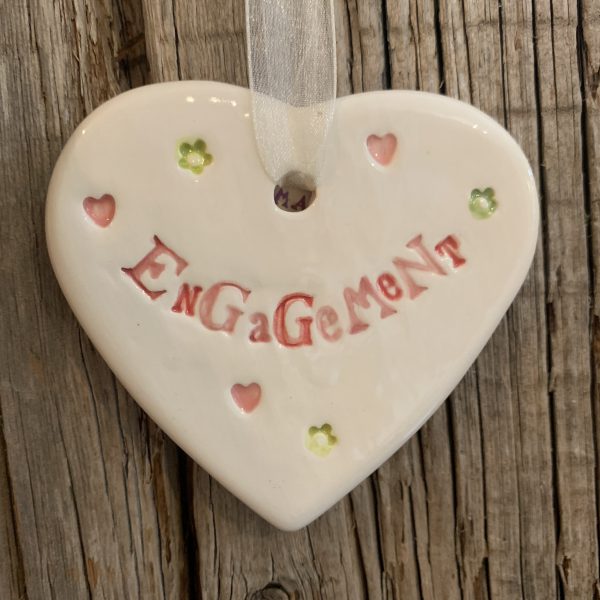 Ceramic Sentiment Heart
