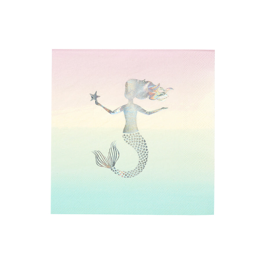 "We Heart Mermaids" Napkins - Small, TT-Talking Tables, Putti Fine Furnishings