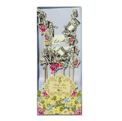 Truly Alice Mad Party Picks -  Party Supplies - Talking Tables - Putti Fine Furnishings Toronto Canada - 2