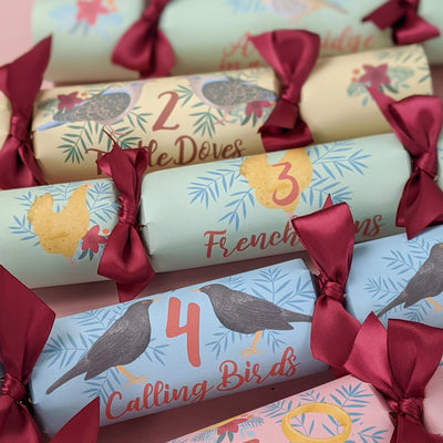 "The Twelve Days of Christmas" Handmade Christmas Crackers