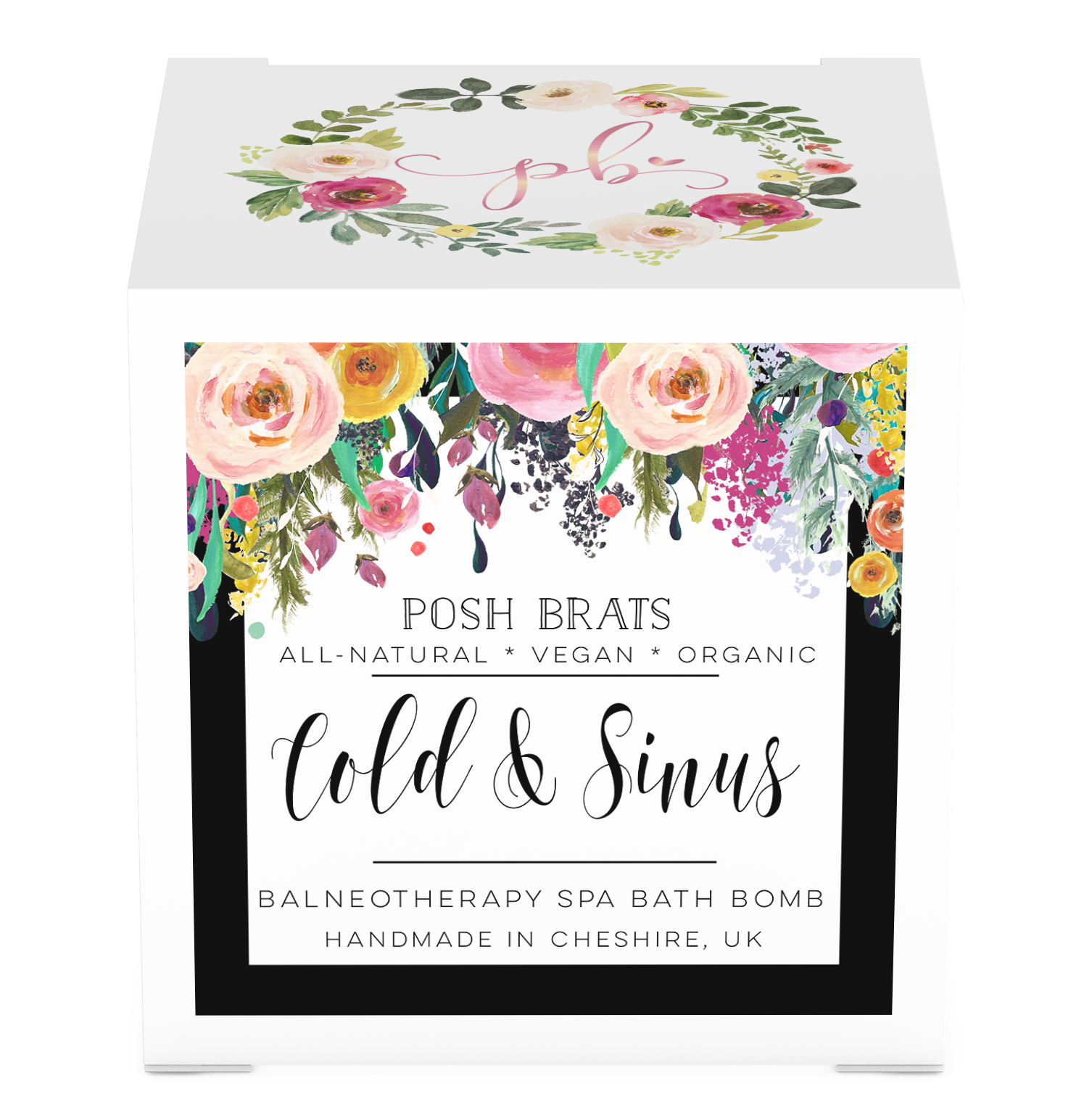 Posh Brats Aromatherapy Bath Bomb - Cold & Sinus