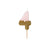  "We Heart Birthdays" Pink Glitter Number Candle - Four, TT-Talking Tables, Putti Fine Furnishings