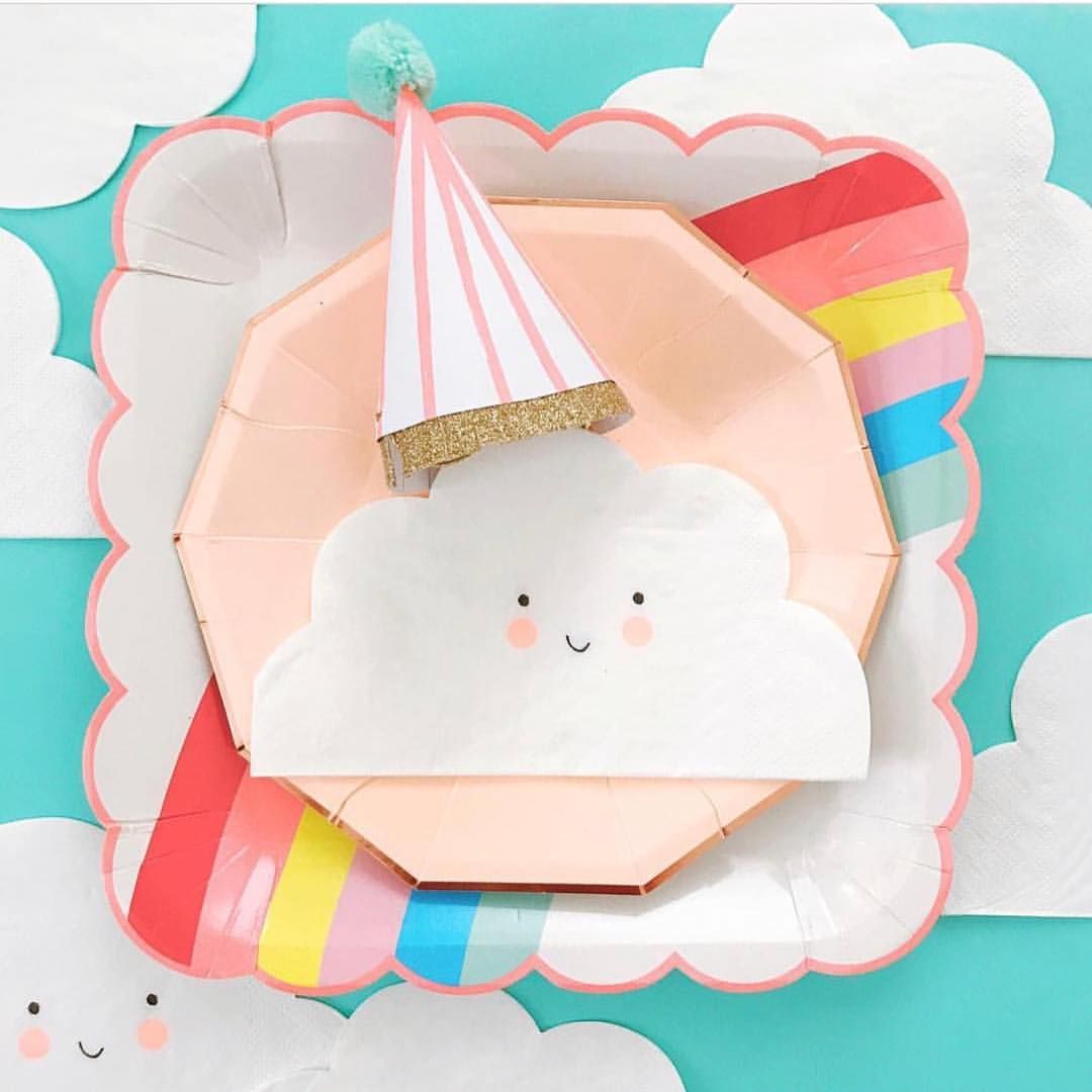 Meri Meri Cloud Shaped Paper Napkins - Small