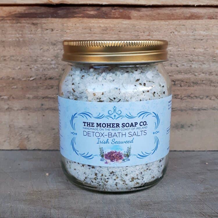 The Moher Soap Co. Bath Salts Jar - Detox Irish Seaweed | Putti Fine Furnishings