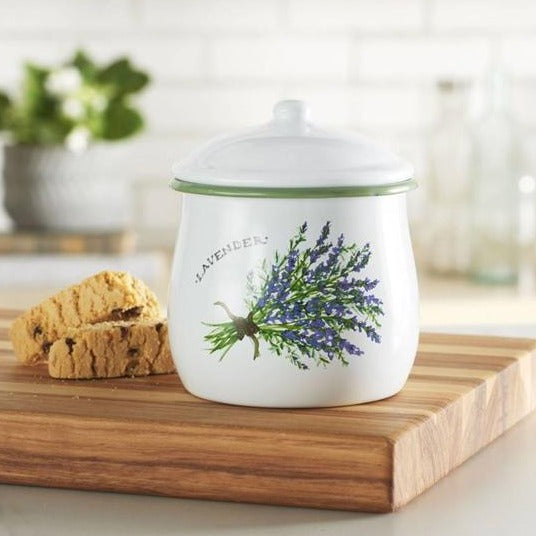 Field Guide Lavender Enamel Jar with Lid