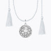 "Flower of Life" Maternity Necklace - Silver | Le Petite Putti Canada