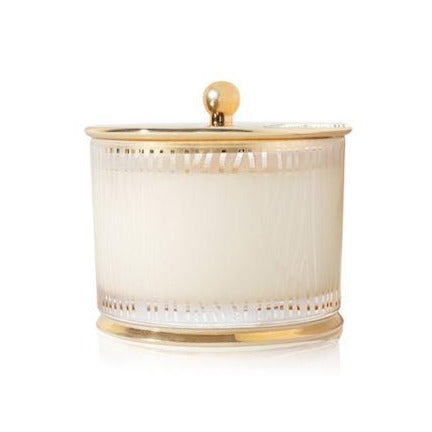 Thymes Frasier Fir Frosted Wood Grain Candle