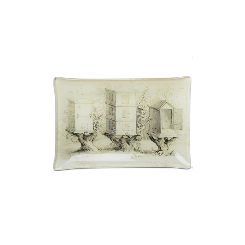 Bee Skep Glass Plate, TAG-Design Home Associates, Putti Fine Furnishings