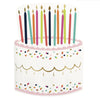 Birthday Cake Die Cut Paper Napkin, SC-Slant Collections, Putti Fine Furnishings