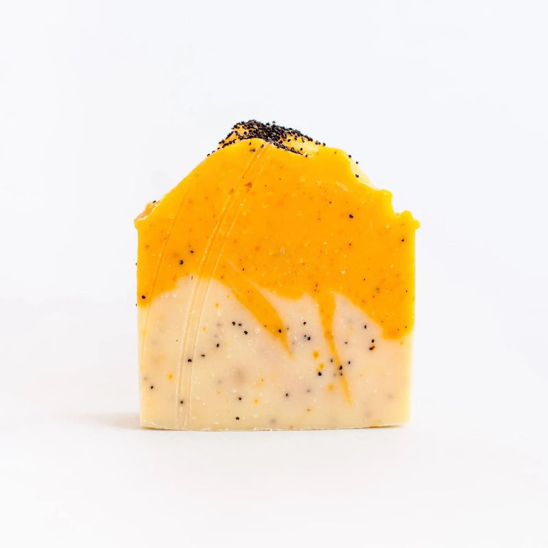 Soak Bath Co. Citrus Poppyseed Handmade Soap  | Putti Fine Furnishings 