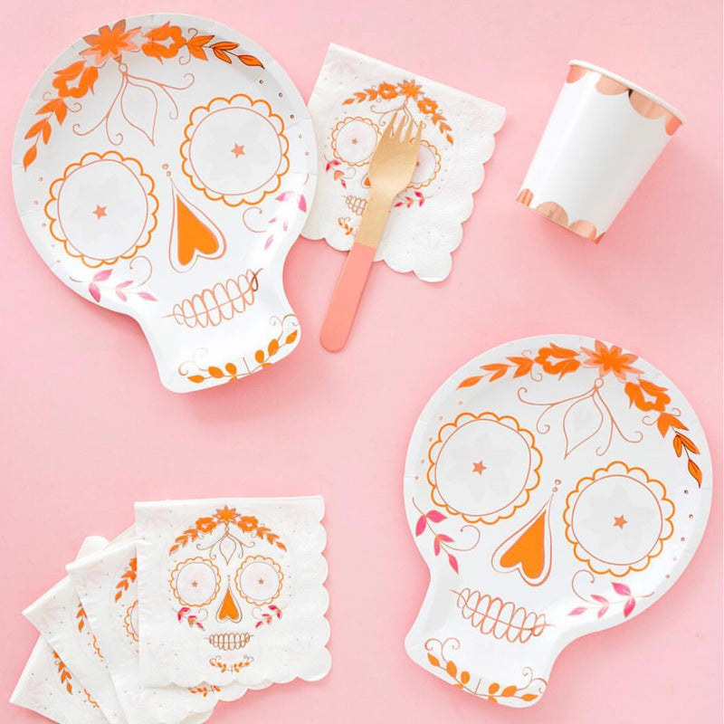 "Sugar Skull" Paper Napkins - Small, MM-Meri Meri UK, Putti Fine Furnishings