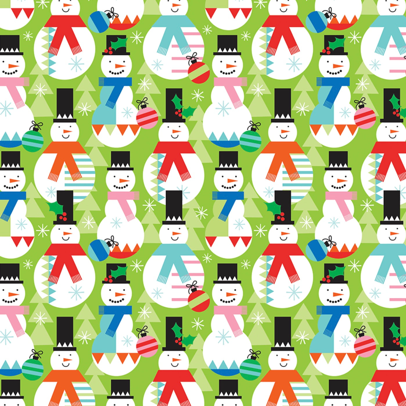 Snowman Wrapping Paper Roll