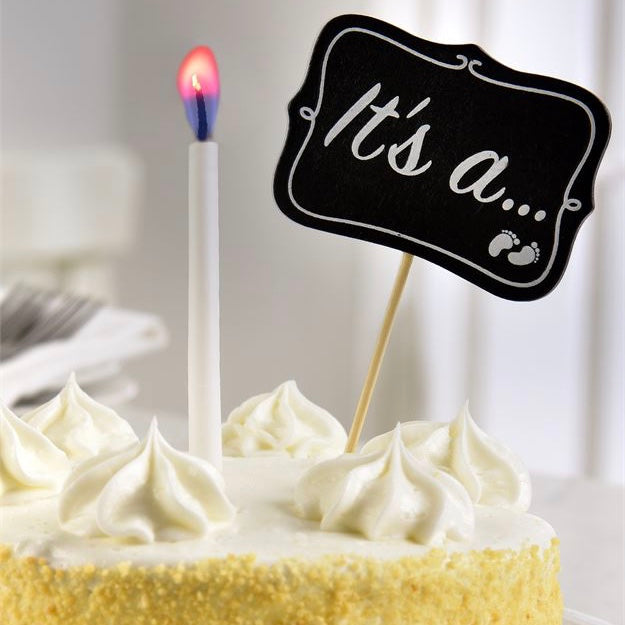 Baby Reveal Cake Topper and Candle | Le Petite Putti