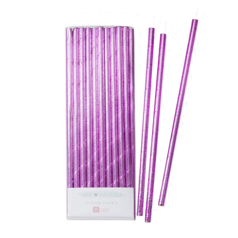 Talking Tables Giant Plastic Straws  - Le Petite Putti Party Supplies 