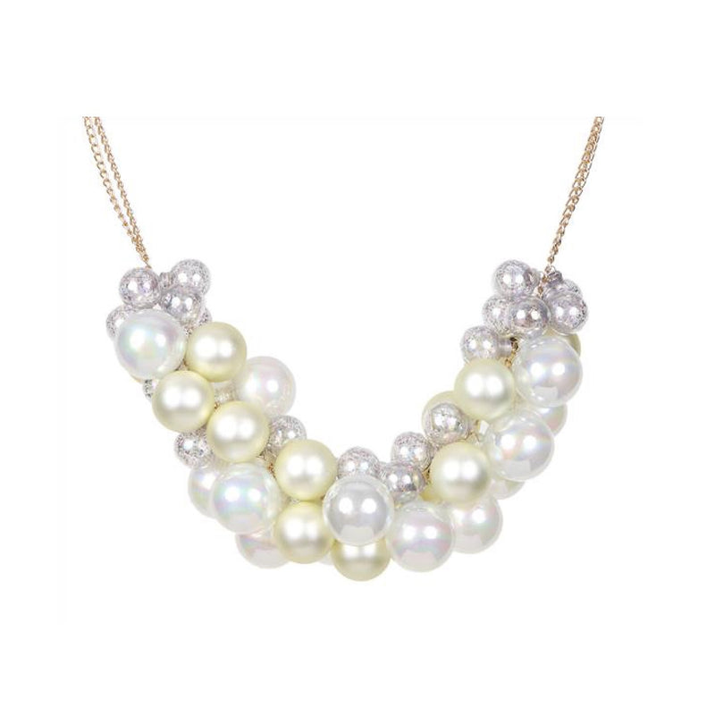 Jim Marvin Glass Ball Swag Garland -Antique Cream, JM-Jim Marvin, Putti Fine Furnishings