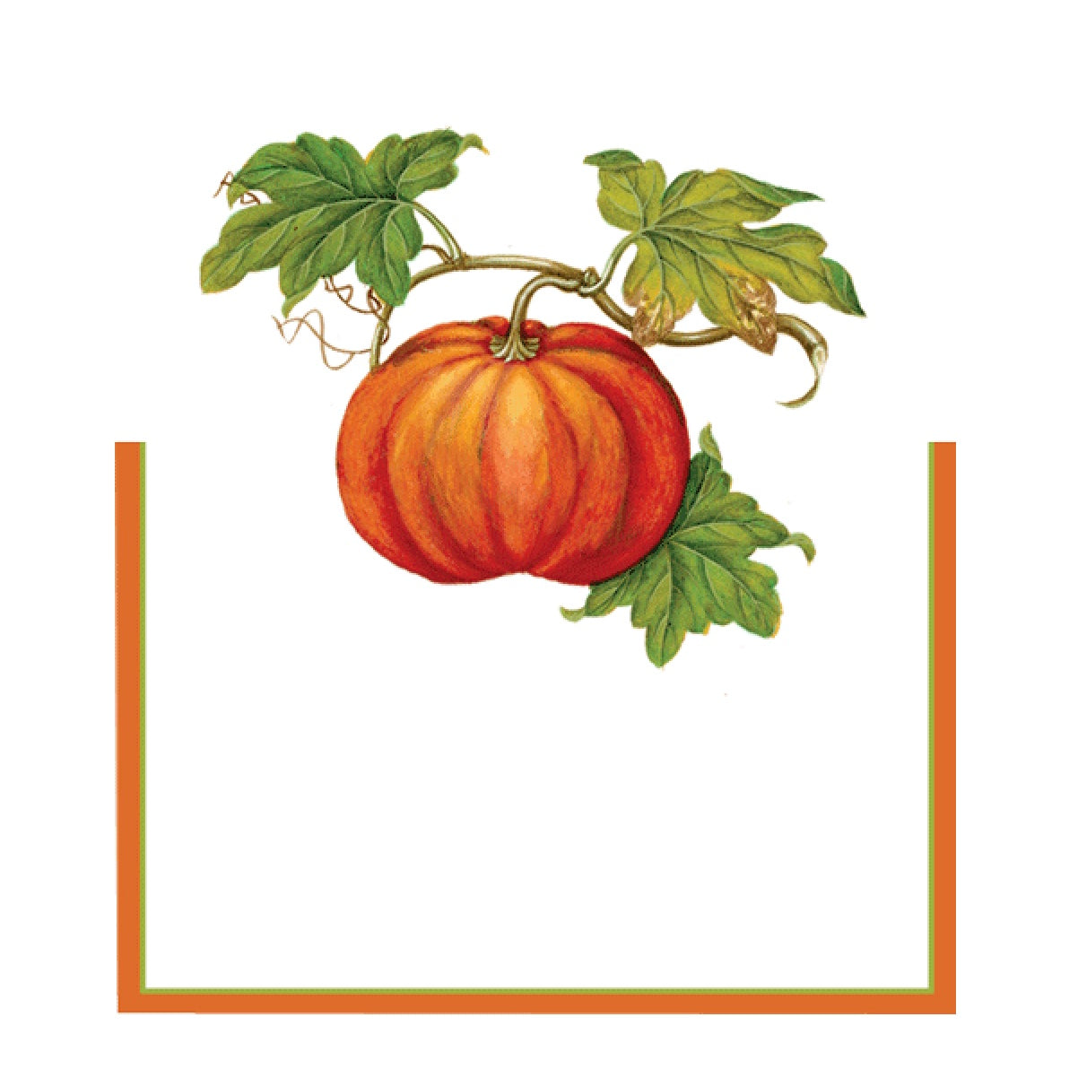 Jardin D'Automne Pumpkin Die Cut Place Card | Putti Celebrations