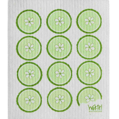 Wet it! Cucumber Slices Swedish Cloth | Putti Fine Furnishings Canada