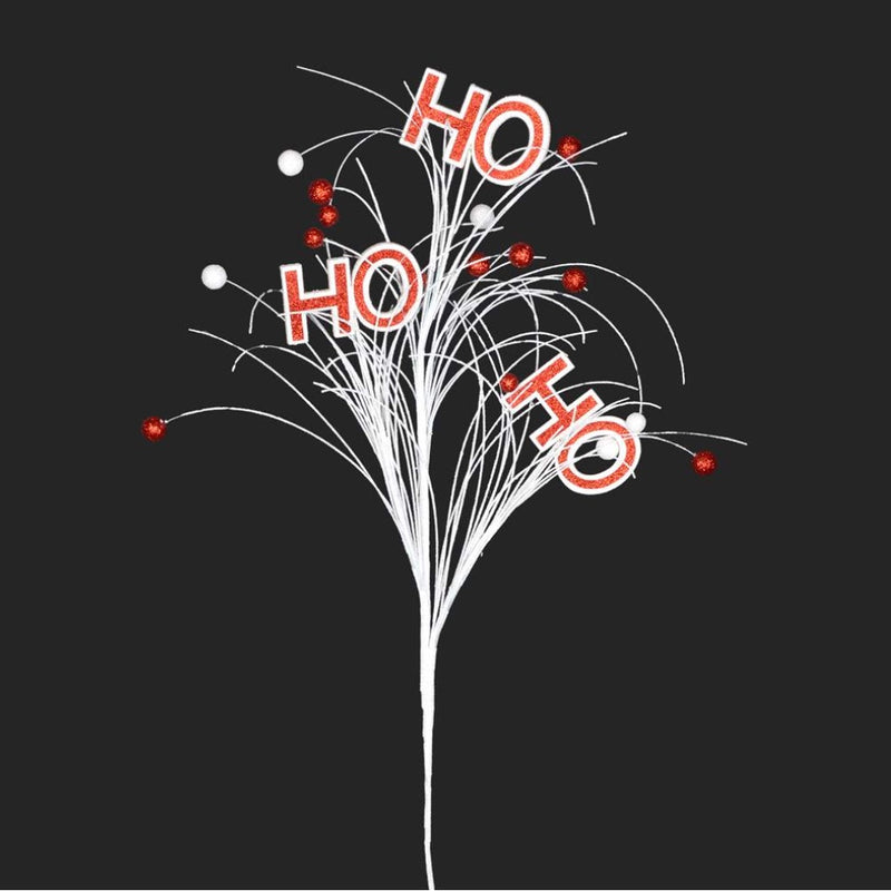 Red and White "Ho Ho Ho" Spray