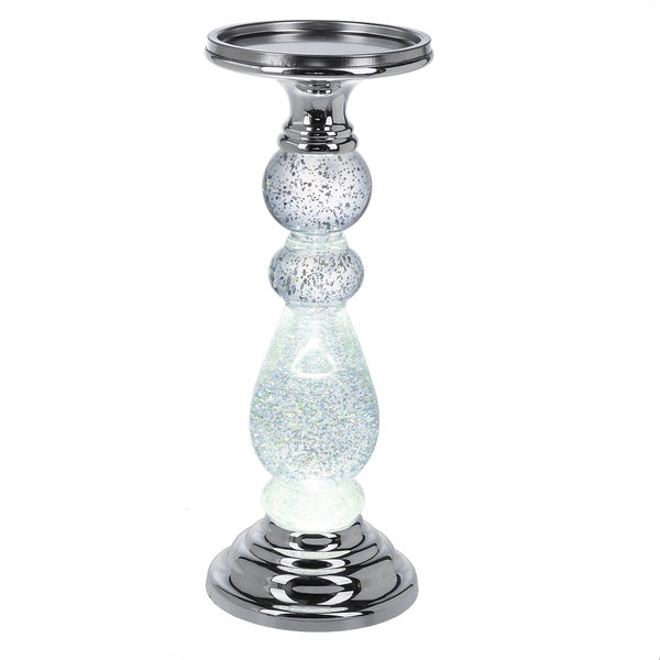 Lighted LED Shimmer Pillar Candle | Putti Christmas Celebrations Canada