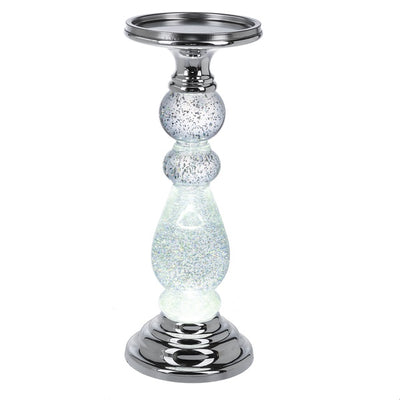 Lighted LED Shimmer Pillar Candle | Putti Christmas Celebrations Canada