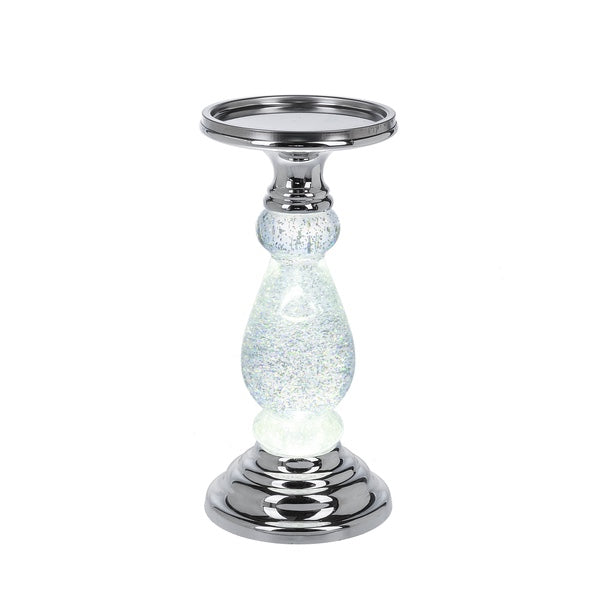 Lighted LED Shimmer Pillar Candle | Putti Christmas Celebrations Canada