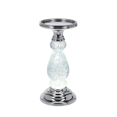Lighted LED Shimmer Pillar Candle | Putti Christmas Celebrations Canada