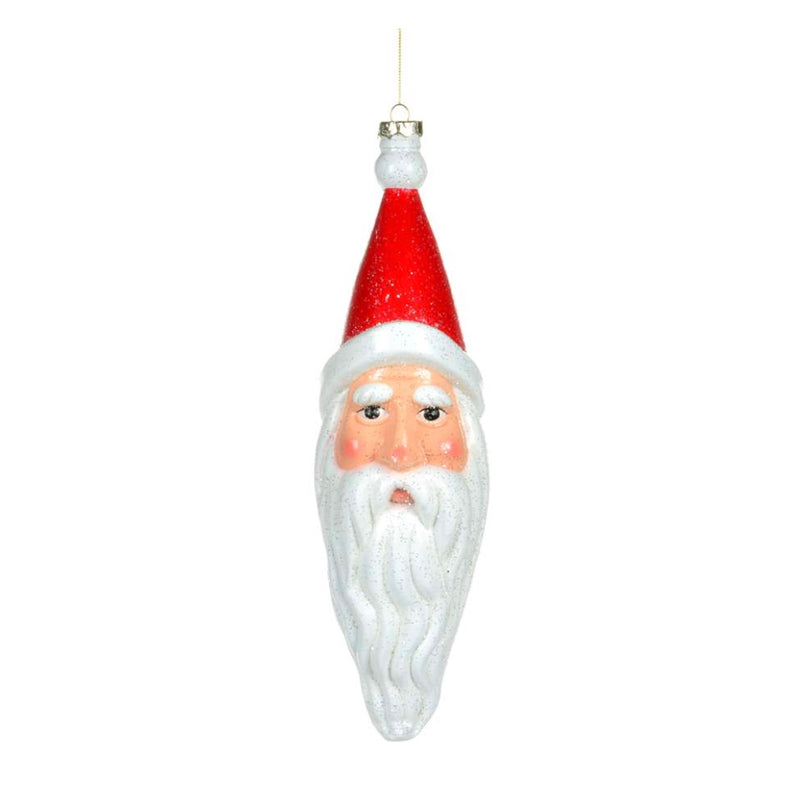 Santa Head Ornament | Putti Christmas Canada