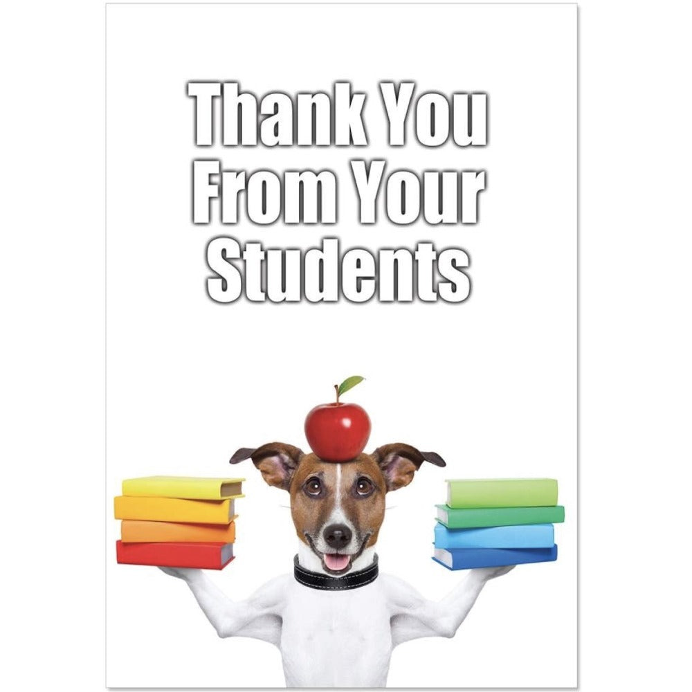 Nobleworks Thank You from Your Students Greeting Card | Putti Celebrations