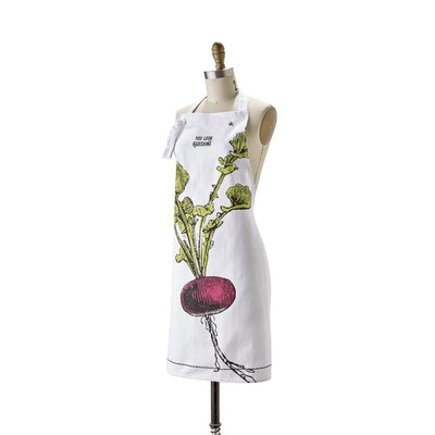 "Farm to Table" Apron in Mason Jar - Radish