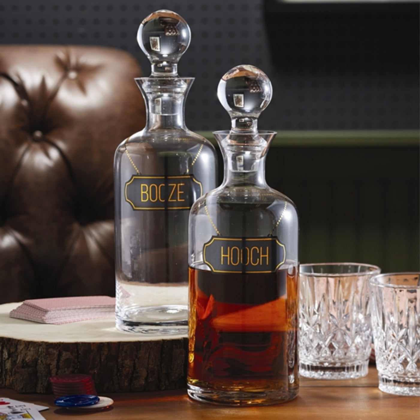 BYOB Glass Decanter, TC-Two's Company, Putti Fine Furnishings