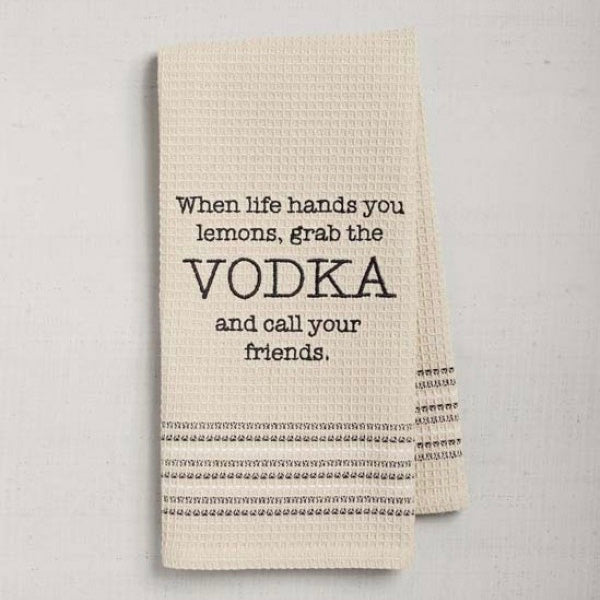  Dry Wit Towel - Vodka, MB-Mona B - Design Home, Putti Fine Furnishings