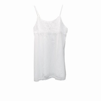 Victoriana "Angelina" Short White Smocked Bodice Nightgown, VI-Victoriana Imports, Putti Fine Furnishings