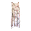 White Floral Sleeveless Linen Dress, TO-Terminal One, Putti Fine Furnishings