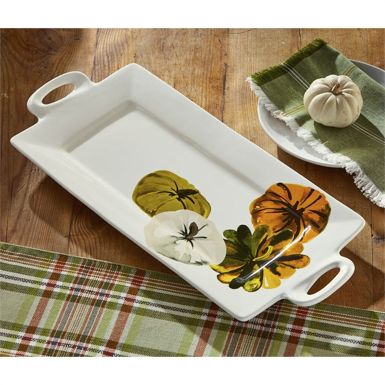 Pumpkin Platter with Handles | Putti Thanksgiving Canada